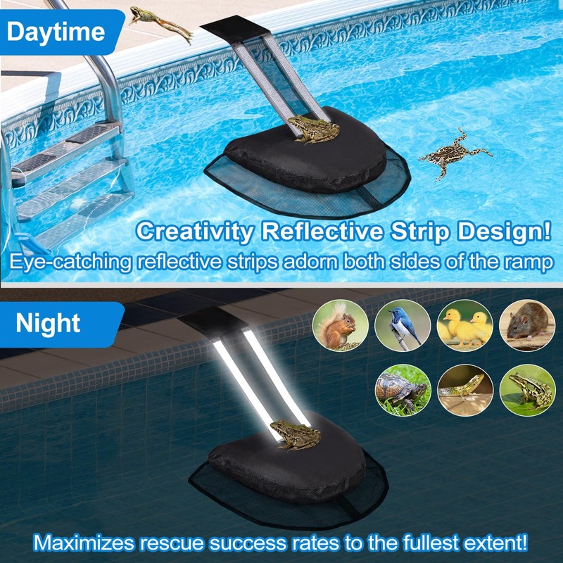 LCHUANG Pro Frog Animal Life Saver Saving Escape Ramp Bridge