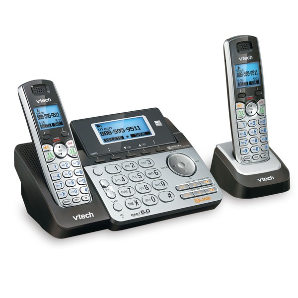 VTech DS6151-2 2 Handset 2-Line Cordless Phone System for Home