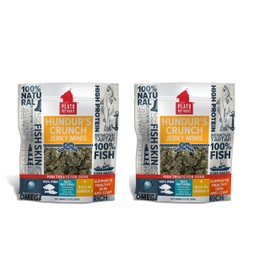 Plato Dog Treats -- Hundur'S Crunch Jerky Minis -- Pet Treats, All-Natural, Non-Gmo, No Artificial Flavors, Or Preservatives, Made In The Usa