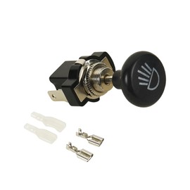 Universal Golf Cart Light Switch Push Pull Headlight Switch Button 12Volt Replacement for Golf Cart Club Car Yamaha EZGO Models OEM #4034 Durable Design Easy Installation