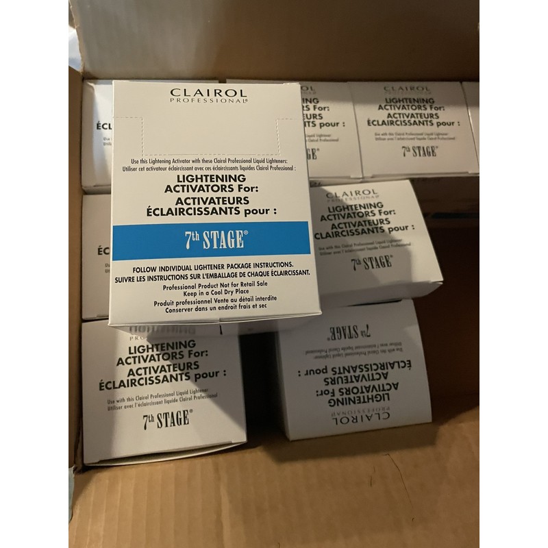 Clairol 4 FOUR PACKETS Clairol Lightening Activator 7th Stage 0.5oz