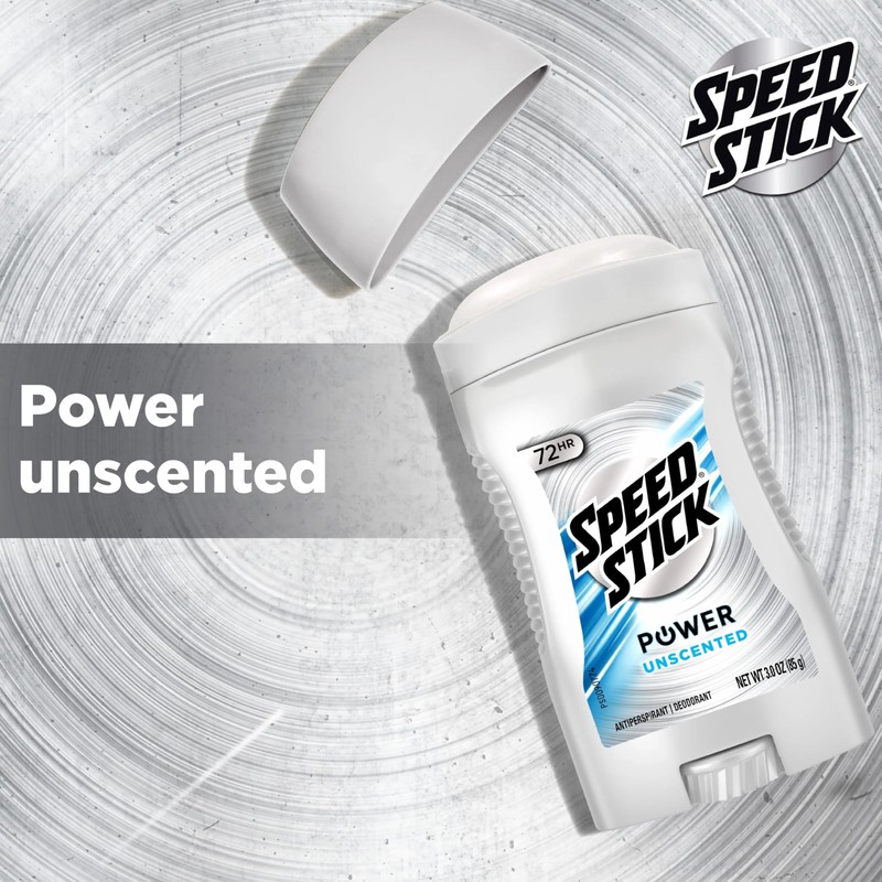 Speed Stick Power Antiperspirant Deodorant for Men, 72 HR Sweat