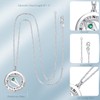 FANCIME Compass Necklaces for Women 925 Sterling Silver Compass Jewelry