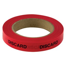 The Library Store Pre-Printed Tape Discard 3/4 inch H x 120 feet