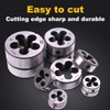ATOPLEE 11pcs Metric Left Hand Thread Die Set M3-M20