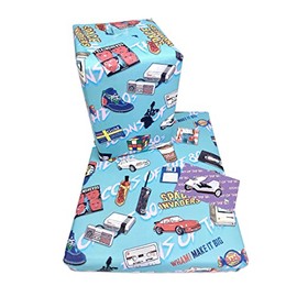 1980's Wrapping Paper 5 sheet multi pack, 40th Birthday Gift For Man, Woman,40th Birthday, 40th Wrapping Paper, 50th Retro Wrapping Paper, Retro 80's wrap 80s wrap(Icons of the 80s)