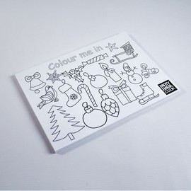 PARTYRAMA.CO.UK Christmas Themed A4 Colouring sheet