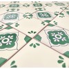 Box of 9-4¼ x 4¼ Green Toledo 2 - Talavera