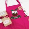 Stickerscape Christmas Apron (Christmas Pudding - Red) | Christmas Baking