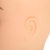19.3 Inch Makeup Practice Mannequin Head, Professional Bald Mannequin Head