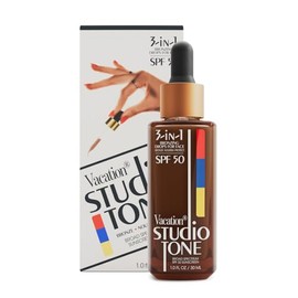 VACATION Vacation Studio Tone Fps 50 - Gotas Bronceadoras Para Rostro Bronceador Para Piel Bronceada Gotas Bronceadoras Compatibles Con Maquillaje No 