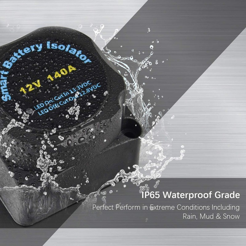Intelligent Dual Battery Isolation 12V 140A VSR Voltage Sensitive Relay
