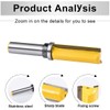 HOHXEN Flush Trim Router Bit 1/2" Shank 3/4'' Width,Top Bearing