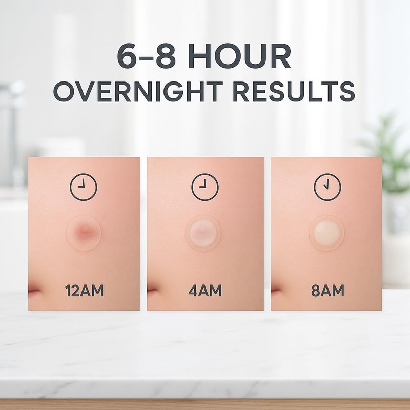 LE GUSHE Korean Pimple Patches for Face (132 Dots) -