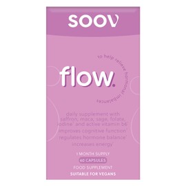 Flow by Soov | Daily Period Health Multivitamin | Relieve Hormonal Imbalances Throughout The Month | G&G Vitamins