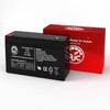AJC Battery Compatible with National Power C18A 6V 12Ah Sealed