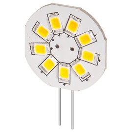 goobay Set of 5 LED Recessed Spotlights 1.5 W, Socket G4, Replaces 15 W, 120 Lumens, Warm White Light with 2800 K