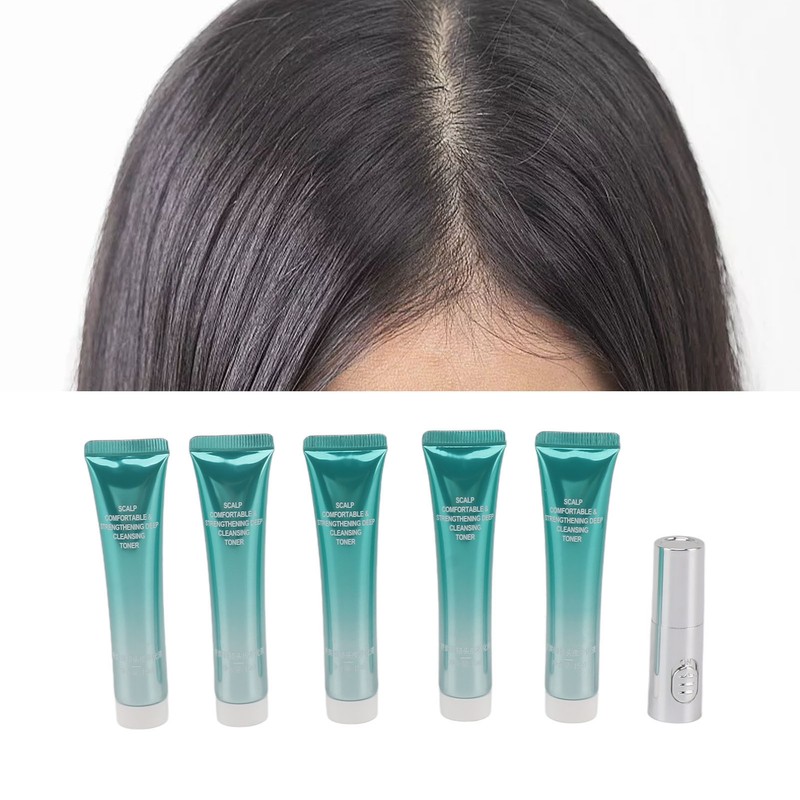 Scalp Cleansing Gel Kit Oil Balance Repair Damaged Follicles Refreshing