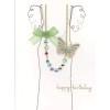 Papyrus Gemmed Butterfly Happy Birthday card