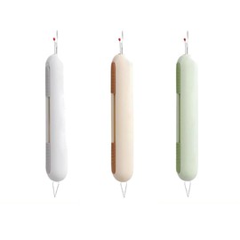 QHASPHC 2 in 1 Needle Threader Seam Ripper 3pack Needle Threaders for Hand Sewing Stitch Remover Tool for Cross Stitch Craft Knitting Sewing