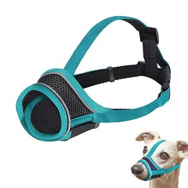 Adjustable Soft Mesh Dog Muzzle for Small Dogs & Puppies - Anti-Bite, Anti-Bark, Anti-Chew Comfort Fit with Breathable Design & Secure Strap - Safe Training Muzzle for Small Breeds (Size S)