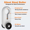 Curtain Track Rollers, Mute Curtain Tracks Pulley Heavy Duty Drop