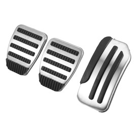 A ABSOPRO Set of 3 Car Accelerator Pedal and Brake Pedal Cover Set for Nissan Juke