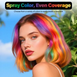 Temporary Hair Green Color Spray for Kids Women Men (Green, 4.06 oz)