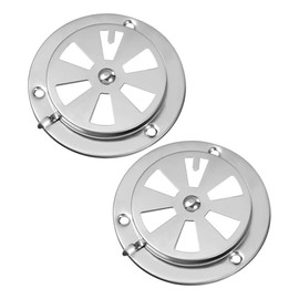 jojofuny Ir Vent Cover for Oven Stainless Steel Grille Airflow Control Fits BBQ Grill Drying Oven