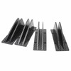 4PCS Car Rear Lower Spoiler Sporty Universal Rear Bumper Chassis