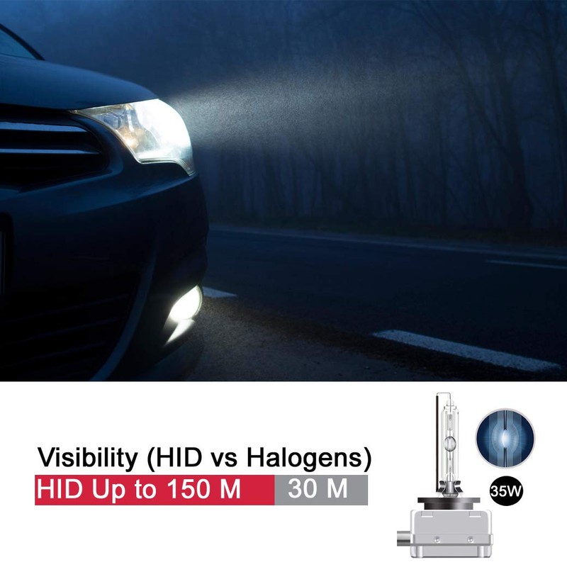Sinoparcel D1S Xenon HID Headlights Bulb - 6000K 35W High