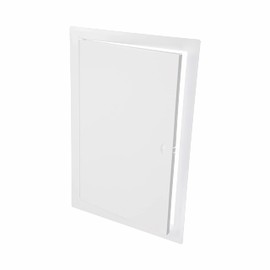 ECOPRO VENT 10" x 16" White Metal Access Panel. Service Shaft Door Panel. Plumbing, Electricity, Heating, Alarm Wall Access Panel for Drywall. Bathroom Services Access Hole Cover.