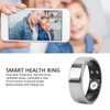 Smart Health Ring Sleep Temperature Steps Monitoring 18mah Lightweight Fitness
