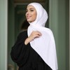 Yeieeo Jersey Hijab with Undercaps for Women Instant Hijabs Solid