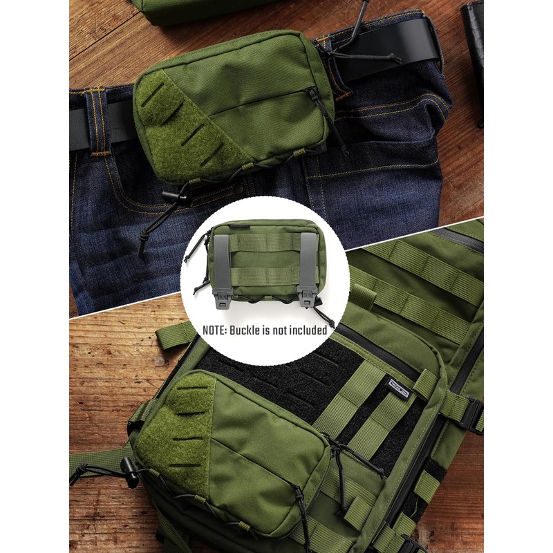 TACTICAL_GEEK Block E Series EDC Pouch Compact Belt Bag, Multi-Purpose