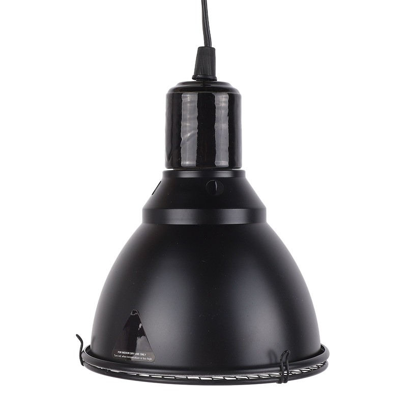 5.5in Reptile Lamp Fixture Uniform Heating Professional Shallow Dome Lamp