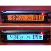 BW Digital LCD Display Car Clock with Thermometer/voltage Monitor With