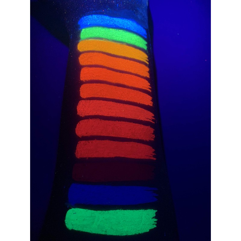 Mynena Neon UV Pigment Loose Powder 12 Colors Kit -