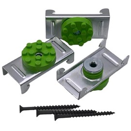 QUSTICS QuietClip CIC (Genuine), Sound Isolation Clip; Pack of 25 Pcs. + 25 x 2.5 Drywall Mounting Screws