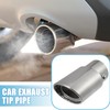 X AUTOHAUX Car Exhaust Tip Pipe 1.5" - 2.25" Exhaust