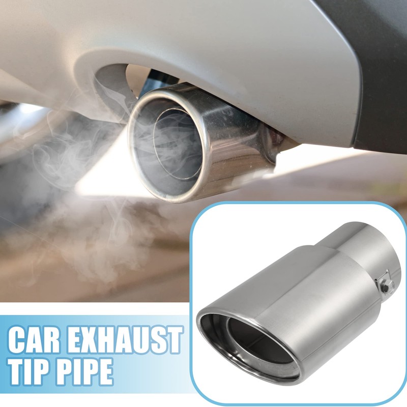 X AUTOHAUX Car Exhaust Tip Pipe 1.5" - 2.25" Exhaust