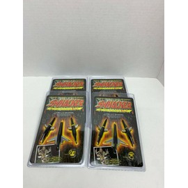 Swhacker 4x 3-pack Swhacker 100 Grain Expandable Bow Hunting Broadheads 2 Blade 1.75" Cut