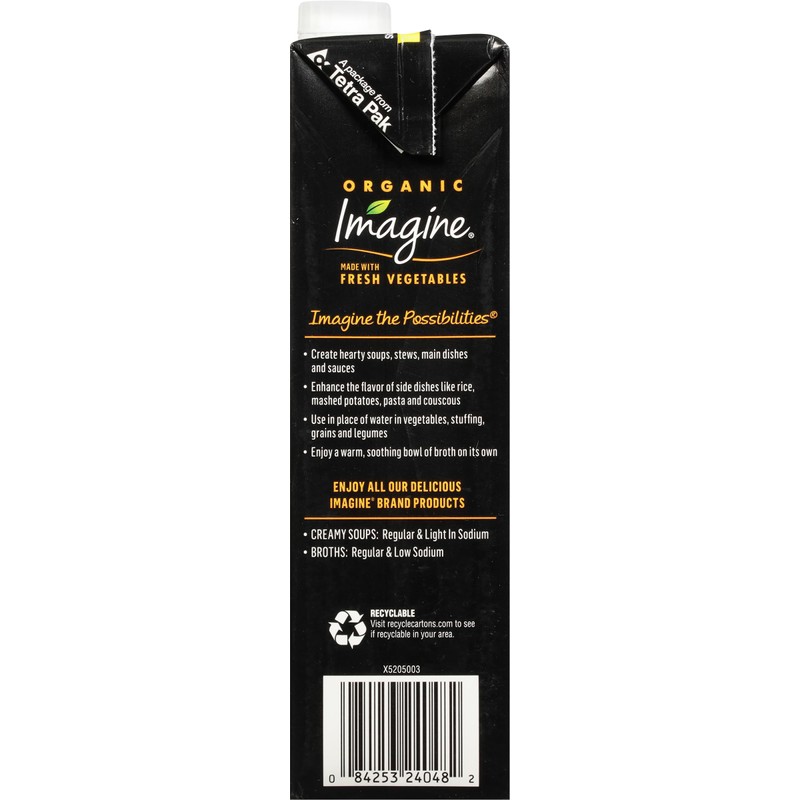Imagine Organic Vegetable Broth, 32 fl oz (Pack of 6)