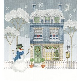 Christmas House Counted Cross Stitch Kit