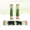CORHAD 3Pcs Christmas Tree Black Bear Handle Covers Decorative Fridge