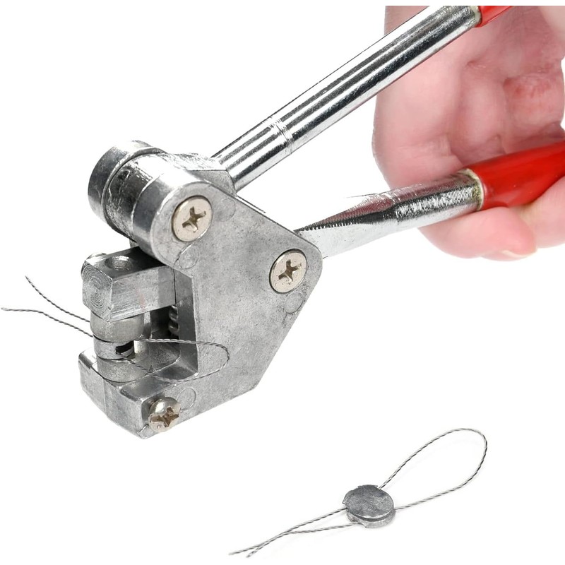 SVUPUE Lead Sealing Pliers Set Gauge Kit, 165mm Sealing Pliers,