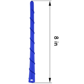 ONE250 8" inch Spiral Flexible Copper Core Antenna, Compatible with Scion tC (2002-2016), Scion xB (2008-2015) - Designed for Optimized FM/AM Reception (Blue)