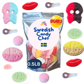 Swedish Candy Chef Swedish Candy Chef Mix - Bubs Swedish Candy - Variety Pack - Hand Packed in Sweden - .5LB