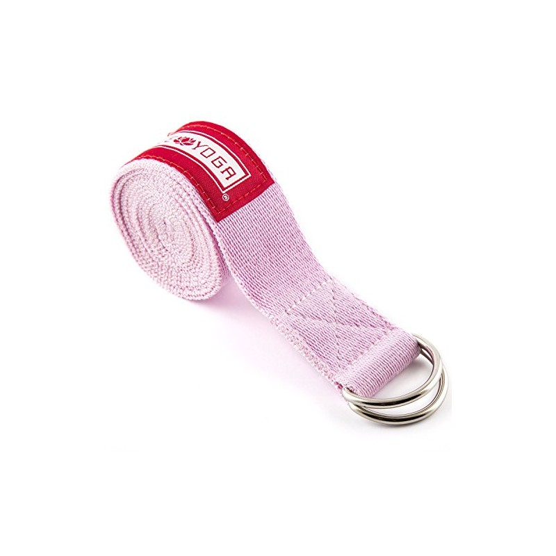 Peace Yoga 6ft Exercise Strap Pink
