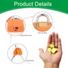 Dfuqanb Pack of 12 Suitcase Locks, Suitcase Lock with Key,